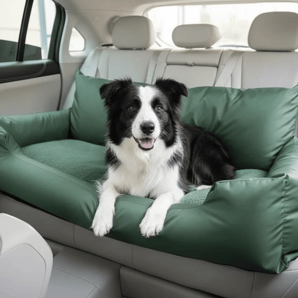 Adjustable Dog Car Seat – Soft Cotton Interior & Safety Straps | BROKLEN - view 7