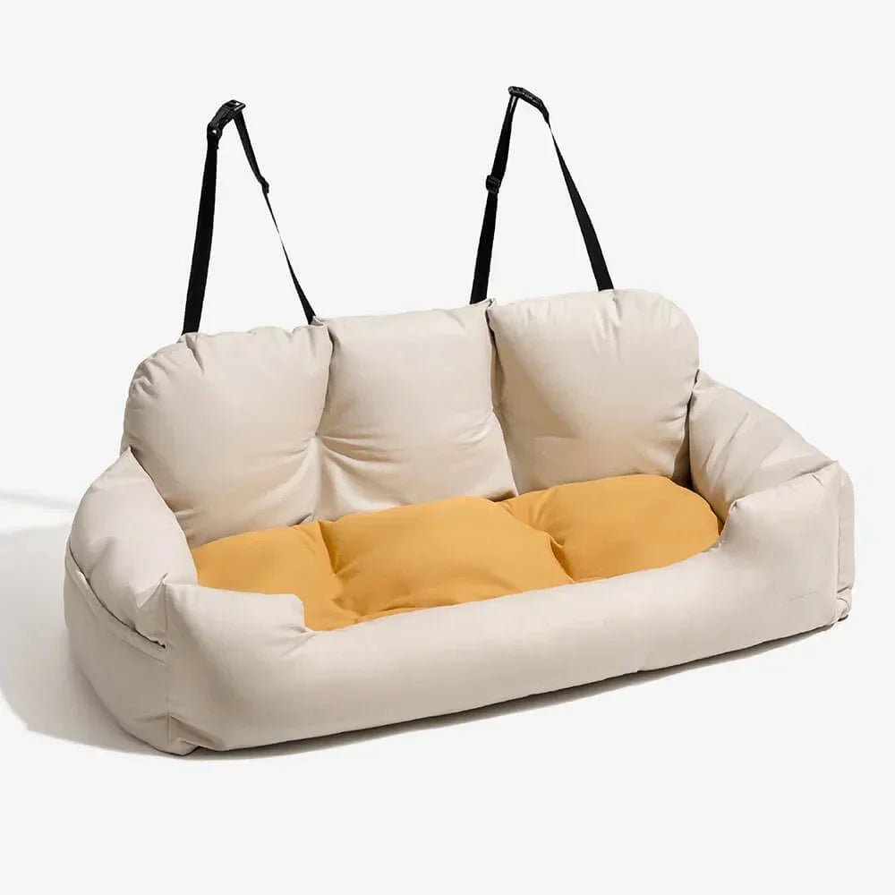 Adjustable Dog Car Seat – Soft Cotton Interior & Safety Straps | BROKLEN - view 9