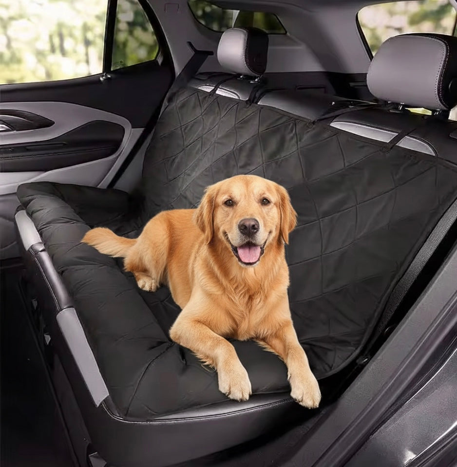 Dog Car Bed & Seat Cover | 2-in-1 | Anti-Slip | Waterproof | Machine Washable | 92x127cm | BROKLEN