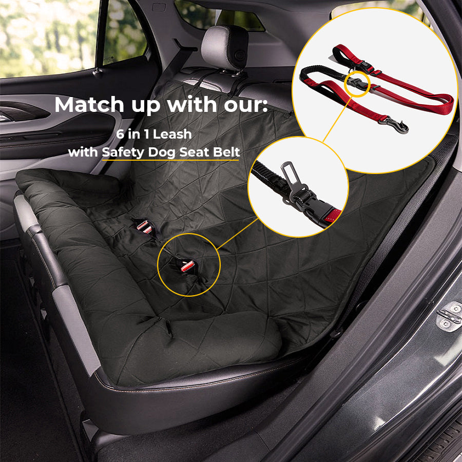 Dog Car Bed & Seat Cover | 2-in-1 | Anti-Slip | Waterproof | Machine Washable | 92x127cm | BROKLEN - view 11