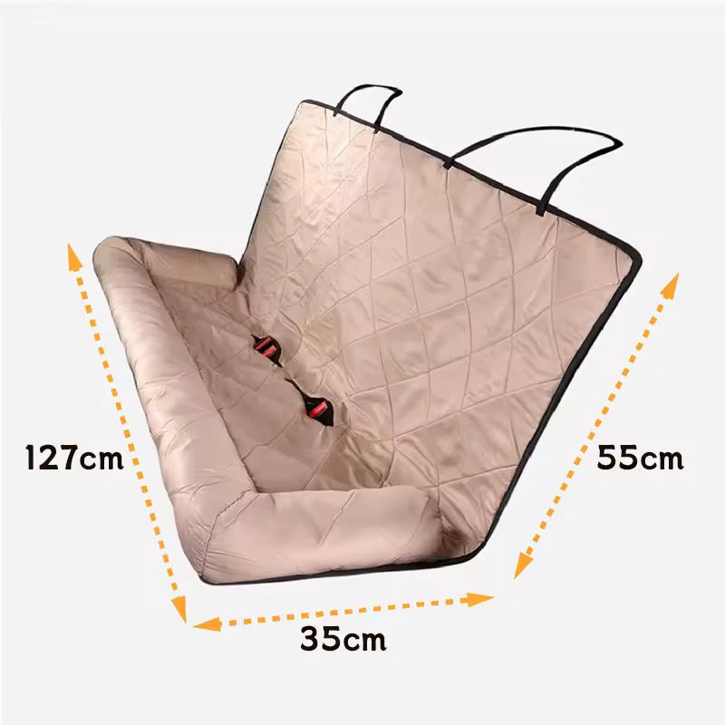 Dog Car Bed & Seat Cover | 2-in-1 | Anti-Slip | Waterproof | Machine Washable | 92x127cm | BROKLEN - view 17