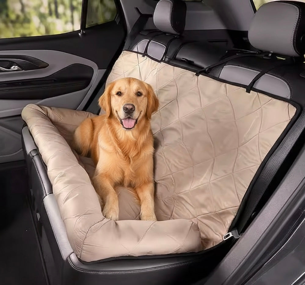 Dog Car Bed & Seat Cover | 2-in-1 | Anti-Slip | Waterproof | Machine Washable | 92x127cm | BROKLEN - view 4