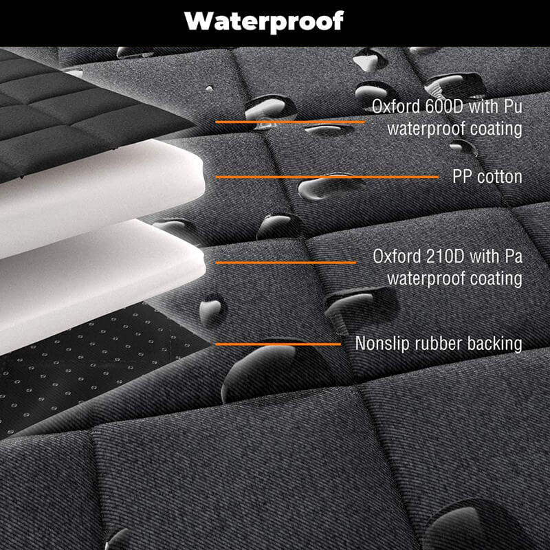 Dog Car Bed & Seat Cover | 2-in-1 | Anti-Slip | Waterproof | Machine Washable | 92x127cm | BROKLEN - view 10