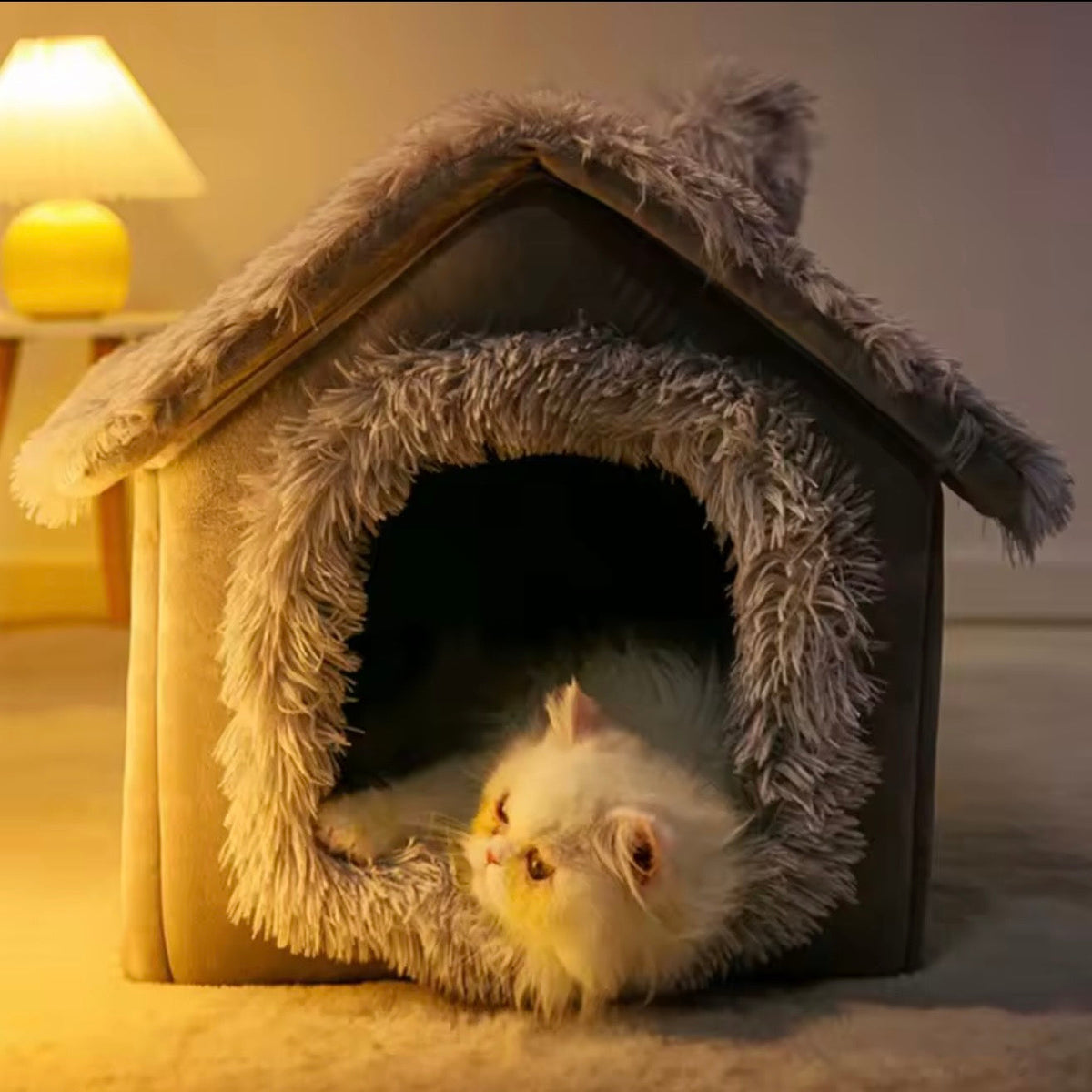 Pet Bed for Dogs & Cats – Soft Fleece Cover & Non-Slip Base | BROKLEN - view 3