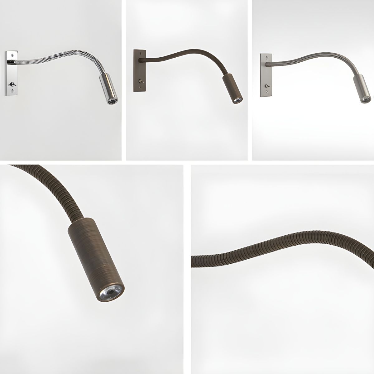 Flexible Gooseneck Reading Wall Light – view 9 | BROKLEN