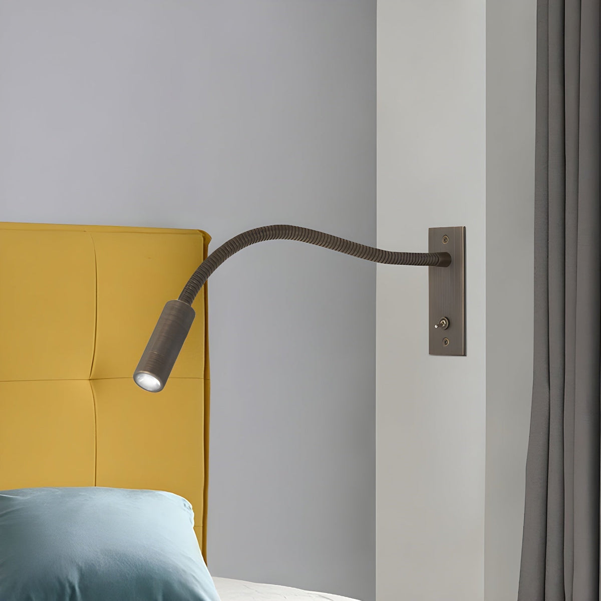 Flexible Gooseneck Reading Wall Light – view 3 | BROKLEN