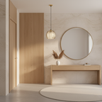 Blown Glass Leaf Pattern Pendant Light – view 7 | BROKLEN