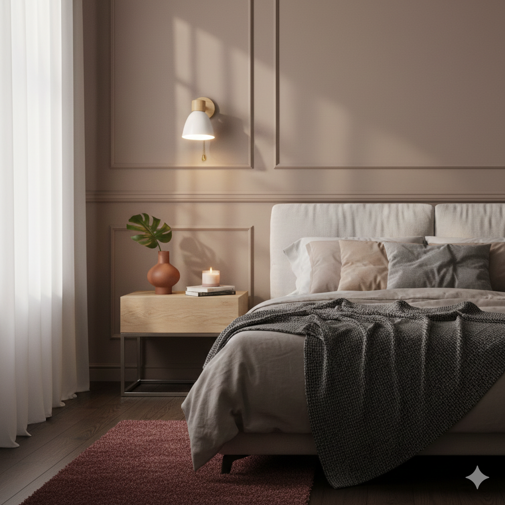 Wooden Cone Wall Light with Metal Shade – view 21 | BROKLEN