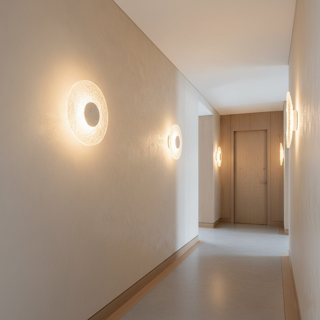 Layered Acrylic Art Wall Light – view 5 | BROKLEN