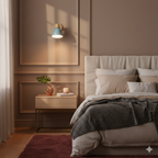 Wooden Cone Wall Light with Metal Shade – view 17 | BROKLEN
