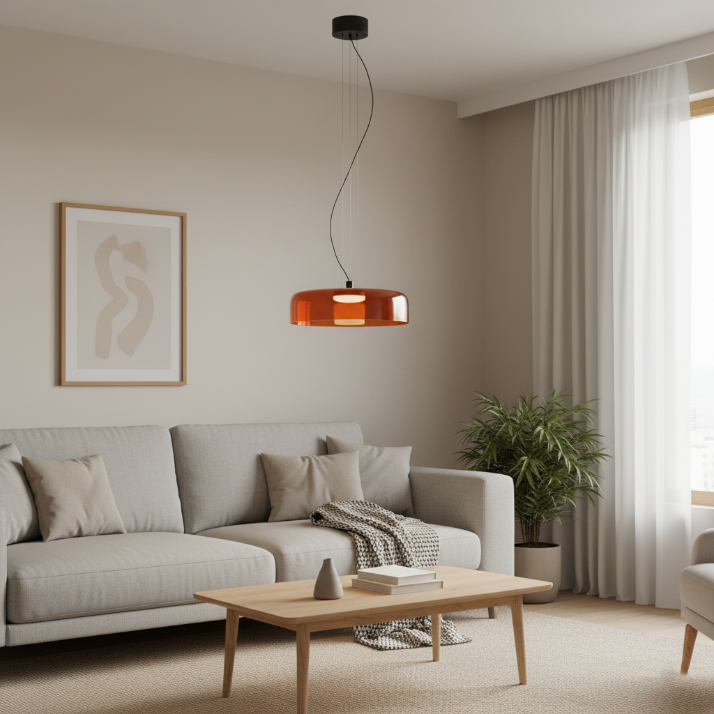 Nordic Celestial Glass Pendant Light – view 5 | BROKLEN