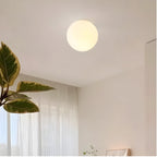 Frosted Glass Globe Wall Lamp – view 6 | BROKLEN