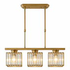 Glass Shade Linear Pendant Light – view 8 | BROKLEN