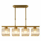 Glass Shade Linear Pendant Light – view 12 | BROKLEN