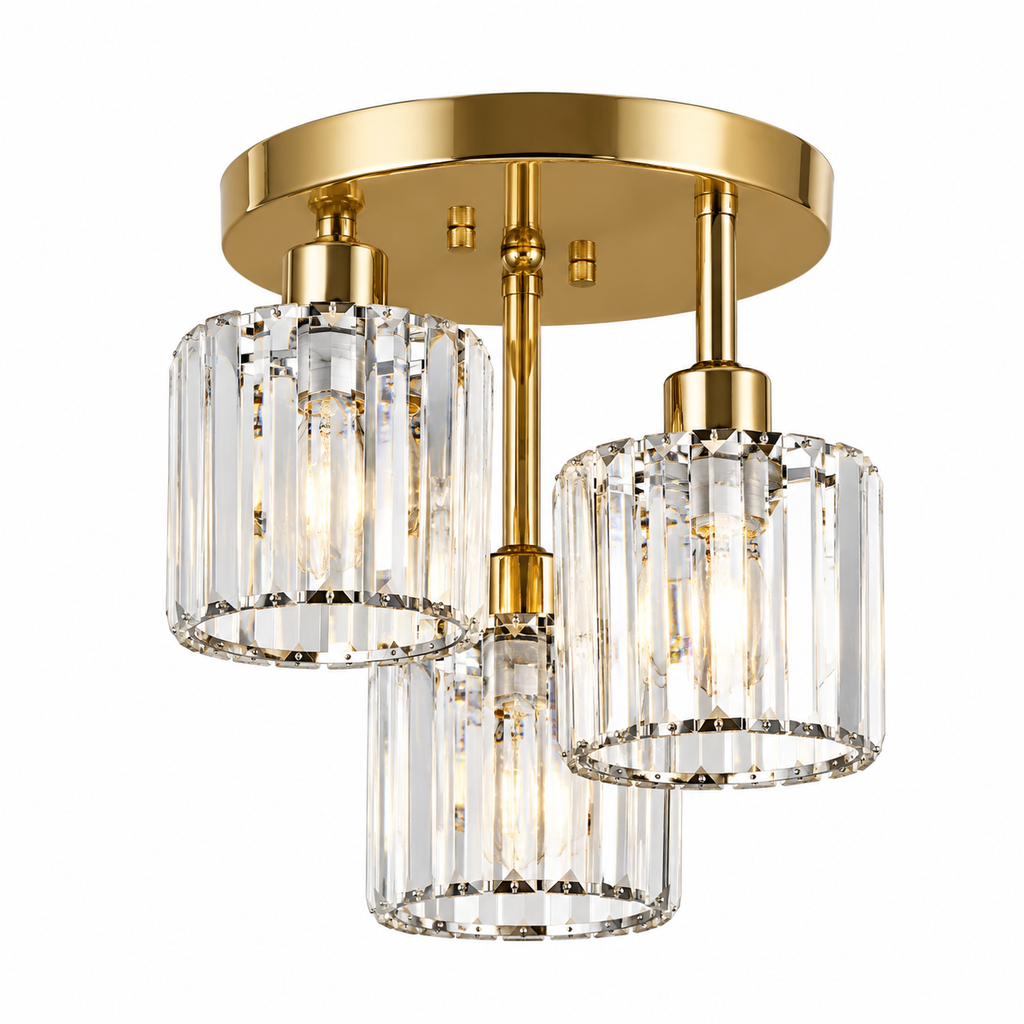 3-Light Glass Rod Ceiling Light – view 13 | BROKLEN