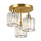 3-Light Glass Rod Ceiling Light – view 13 | BROKLEN