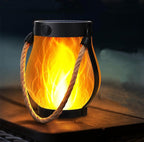 Compact Solar Flame-Effect Lantern – view 2 | BROKLEN