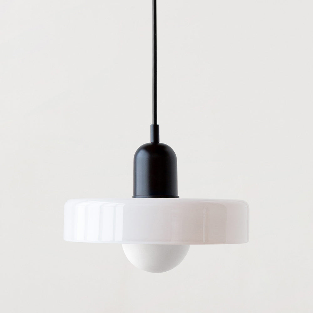 Two-Tone Glass Ring Pendant Light – view 4 | BROKLEN