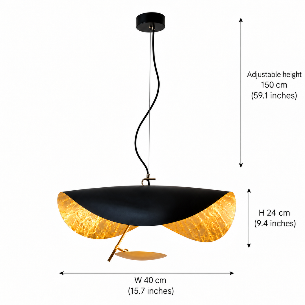 Scandinavian Pendant Light – Artistic Light Reflection – view 10 | BROKLEN