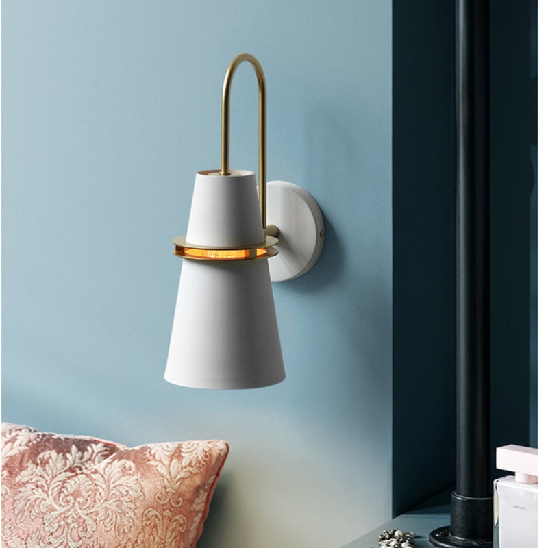 Nordic Cone LED Wall Light with Adjustable Metal Shade – view 3 | BROKLEN