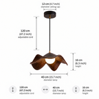 Lotus Resin Pendant Light – Organic Form – view 9 | BROKLEN