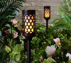 Solar Flickering Flame Garden Torch Lights – view 2 | BROKLEN