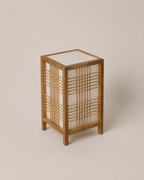 Japandi Woven Bamboo Table Lamp – view 7 | BROKLEN