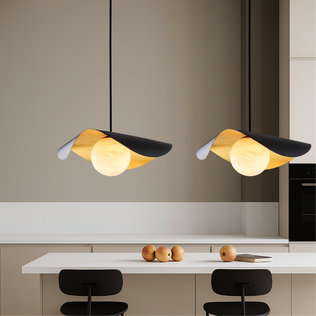 Marble Globe Pendant Light – view 3 | BROKLEN