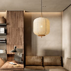 Japanese Rice Paper Pendant Light – view 4 | BROKLEN