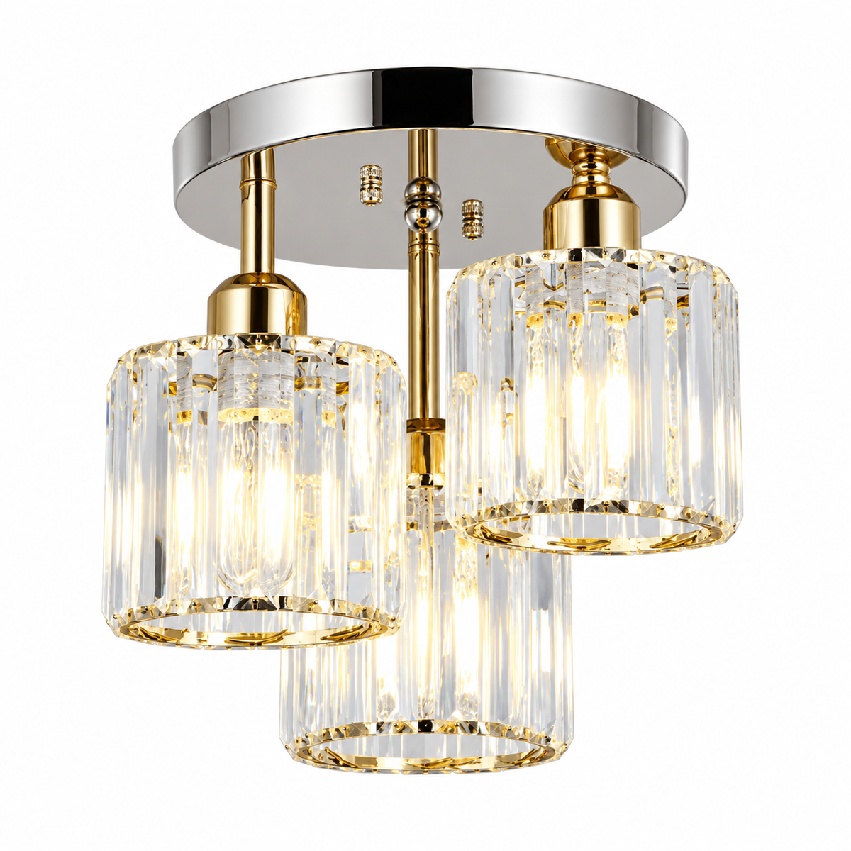 3-Light Glass Rod Ceiling Light – view 15 | BROKLEN