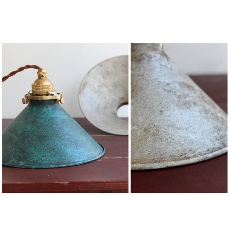 Vintage Industrial Cone Pendant Light – view 7 | BROKLEN