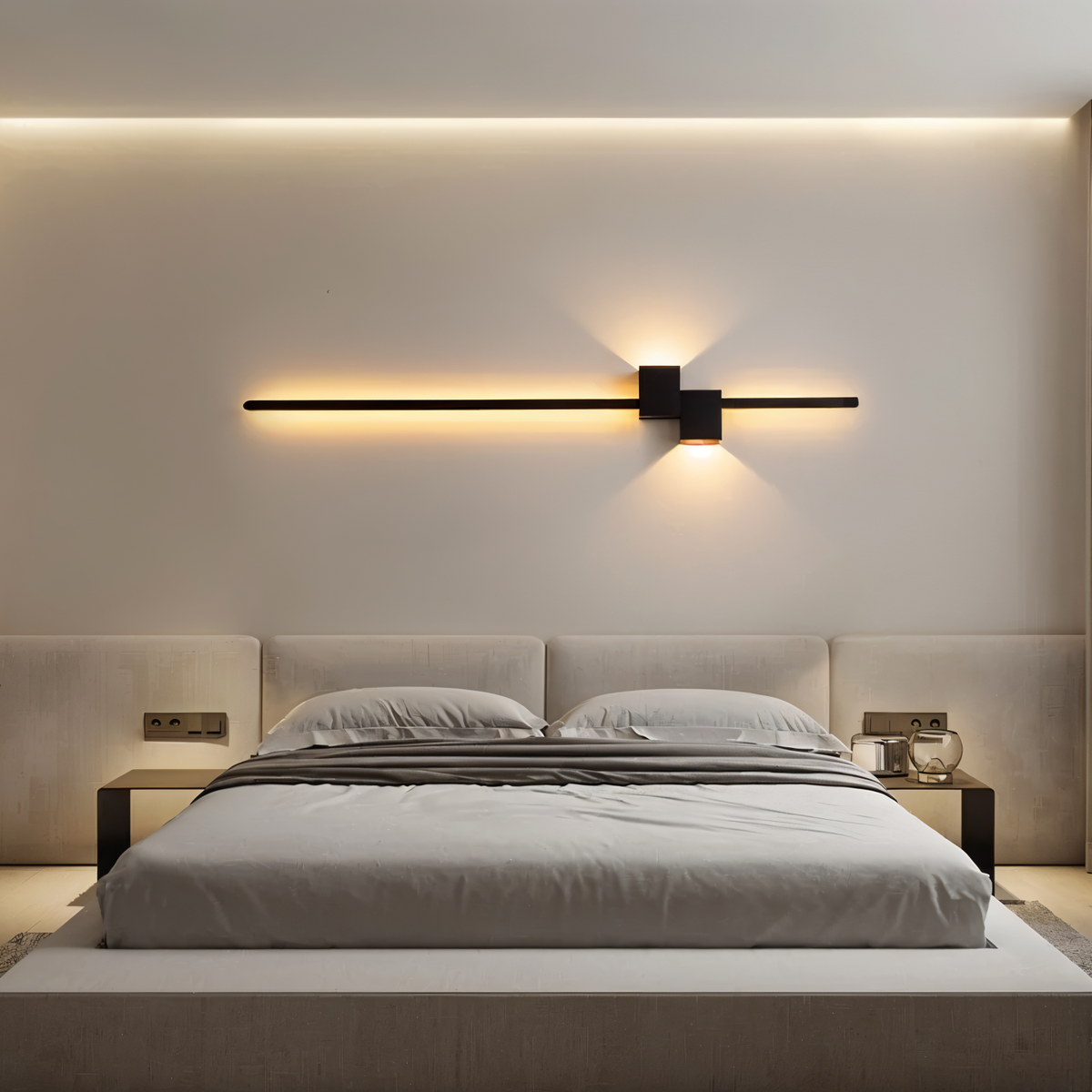 Slim Linear LED Wall Light – view 3 | BROKLEN