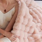 Long Pile Wavy Texture Throw Blanket – view 5 | BROKLEN