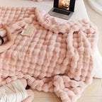 Long Pile Wavy Texture Throw Blanket – view 6 | BROKLEN