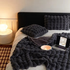 Long Pile Wavy Texture Throw Blanket – view 9 | BROKLEN