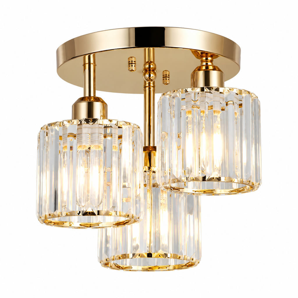 3-Light Glass Rod Ceiling Light – view 12 | BROKLEN