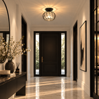 Compact Glass Rod Flush Ceiling Light – view 2 | BROKLEN