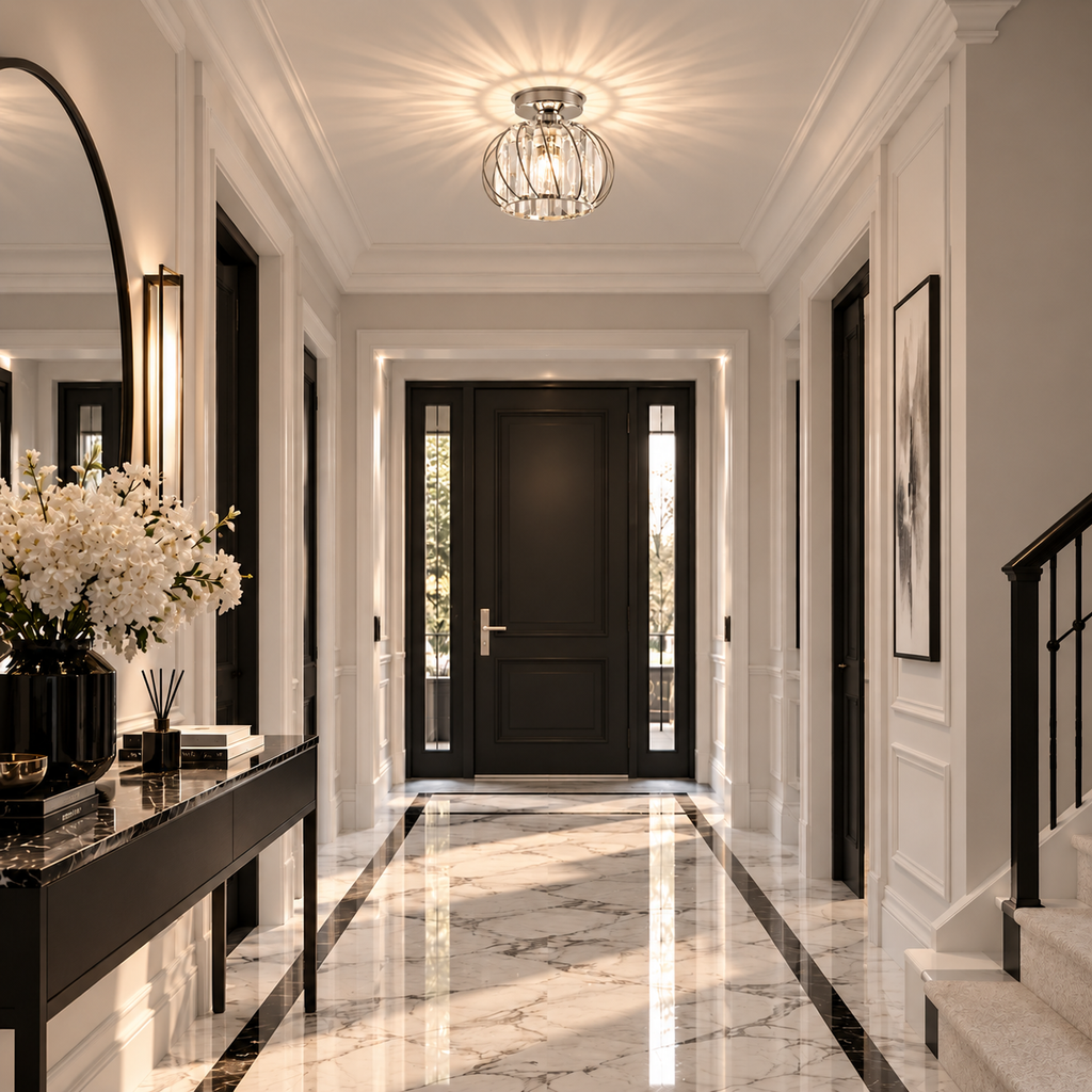Compact Glass Rod Flush Ceiling Light – view 7 | BROKLEN