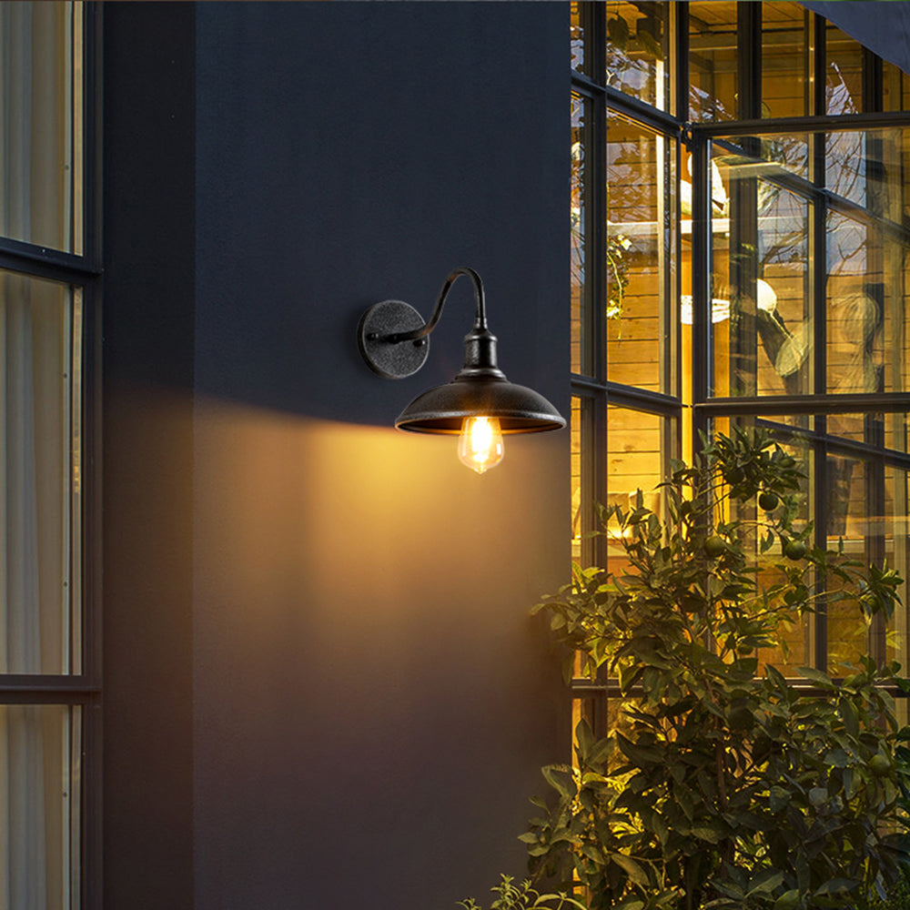 Industrial Gooseneck Outdoor Barn Light – view 9 | BROKLEN