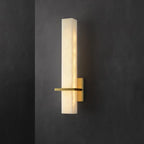 Alabaster & Brass LED Wall Sconce – view 20 | BROKLEN
