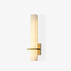Alabaster & Brass LED Wall Sconce – view 27 | BROKLEN