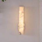 Alabaster & Brass LED Wall Sconce – view 15 | BROKLEN