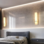 Alabaster & Brass LED Wall Sconce – view 9 | BROKLEN