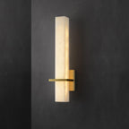 Alabaster & Brass LED Wall Sconce – view 17 | BROKLEN