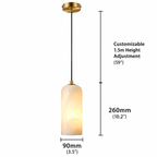 Alabaster Pendant Light – Natural Stone – view 17 | BROKLEN