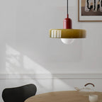 Bauhaus Double Glass Pendant Lamp with Adjustable Height – view 3