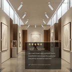 Modern Linear LED Ceiling Spotlight – view 2 | BROKLEN
