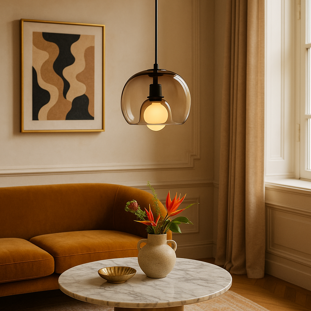 Ombre Glass Pendant Lamp – view 4 | BROKLEN