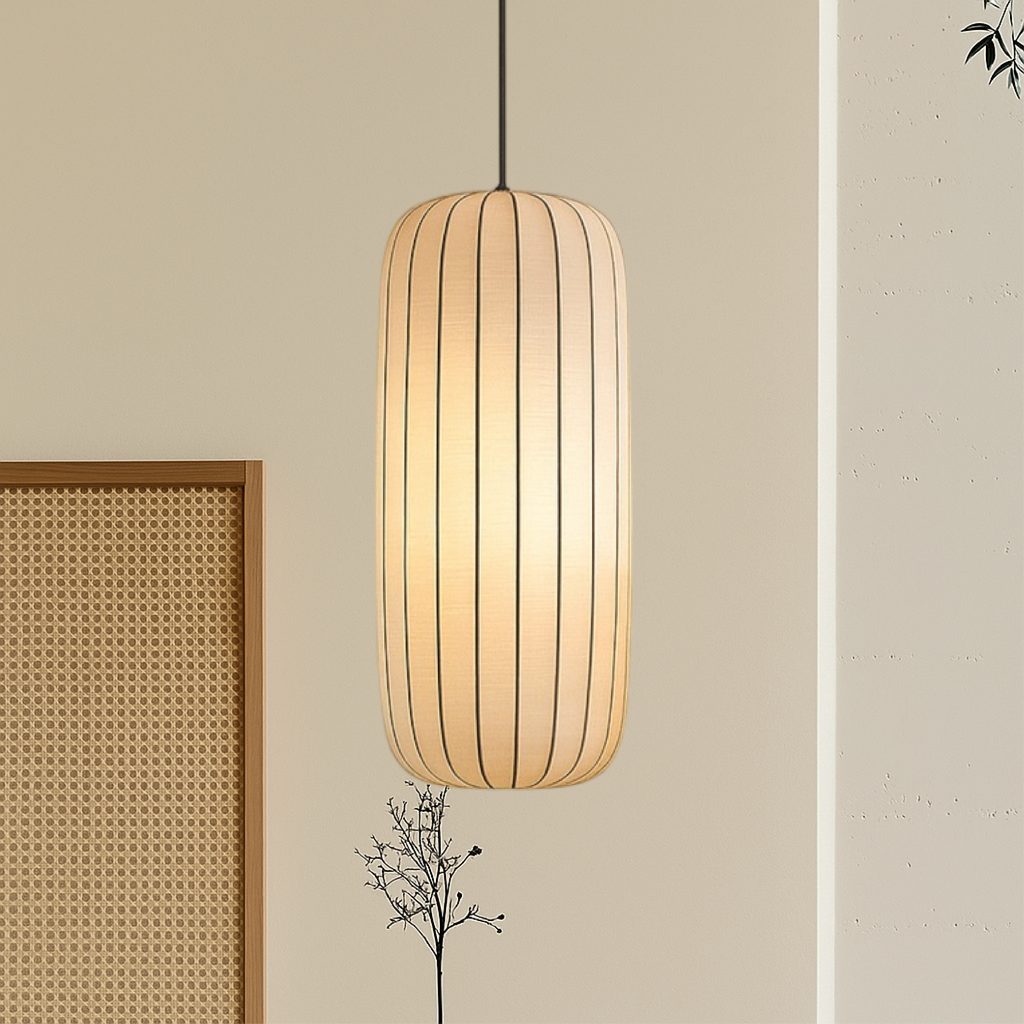 Ribbed Silk Pendant Lamp – view 6 | BROKLEN