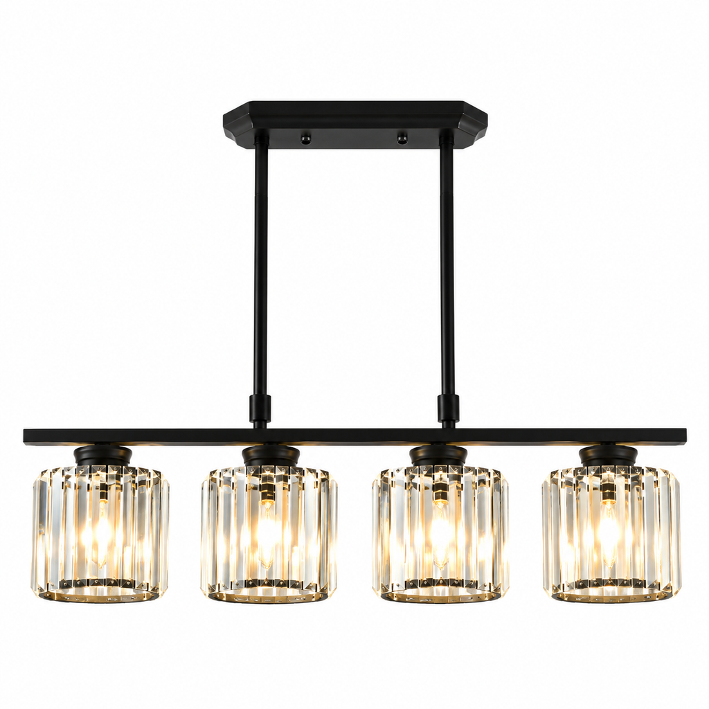 Glass Shade Linear Pendant Light – view 11 | BROKLEN